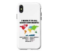 I have made it to all seven Continents Case for iPhone X/XS