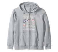 I Have Marched In Silence Storm Patriot Veteran Shirt Zip Hoodie