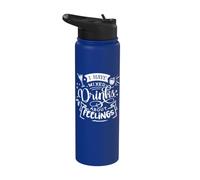 I Have Mixed Drinks About Feelings Funny Alcohol Men Women Stainless Steel Insulated Water Bottle