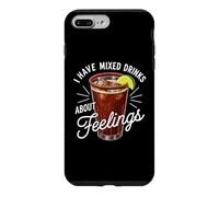 I Have Mixed Drinks About Feelings Funny Michelada Beer Lime Case for iPhone 7 Plus/8 Plus