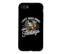 I Have Mixed Drinks About Feelings Funny Old Fashioned Humor Case for iPhone SE (2020) / 7/8