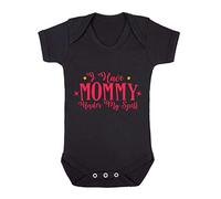 I Have Mommy Under My Spell Magic Statement Baby Grow Vest, 0-3 Months, Black