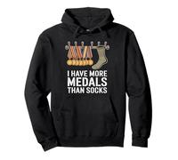 I Have More Medals Than Socks Veterans Day Pullover Hoodie