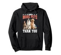 I Have More Pets Than You Beekeeper Honey Jokes Pullover Hoodie