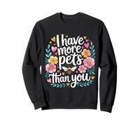 I Have More Pets Than You Beekeeper Honey Jokes |- Sweatshirt