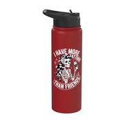 I Have More Tattoos Than Friends Stainless Steel Insulated Water Bottle