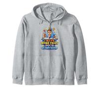 I Have More Than Four Questions Odd Humor Statement Quote Zip Hoodie