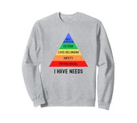 I Have Needs | Maslow's Hierarchy Of Needs | Psychology Sweatshirt