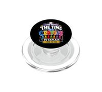 I Have Neither The Time Nor The Crayons PopSockets PopGrip for MagSafe