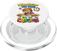 I Have Neither The Time Nor The Crayons Sarcastic Quote PopSockets PopGrip for MagSafe