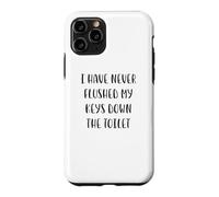 I have never flushed my keys down the toilet White Lie Party Case for iPhone 11 Pro