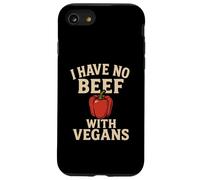 "I Have No Beef With Vegans" Funny Vegan-Friendly Case for iPhone SE (2020) / 7 / 8