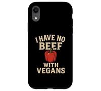 "I Have No Beef With Vegans" Funny Vegan-Friendly Case for iPhone XR