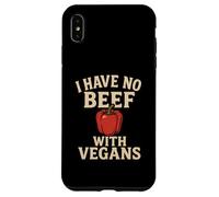 "I Have No Beef With Vegans" Funny Vegan-Friendly Case for iPhone XS Max