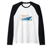 I Have No Control On A Cruise They Book Themselves Raglan Baseball Tee