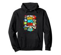 I Have No Idea 90s Retro Tech, Kids Today Have No Clue Cool Pullover Hoodie