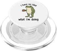 I Have No Idea What I'm Doing Funny Frog PopSockets PopGrip for MagSafe