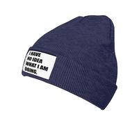 I Have No Idea What I'm Doing Women Men Skull Caps Warm Watch Cap Soft Slouch Beanie for Running Cycling Outdoor