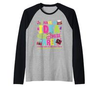 I Have No Idea What These are - 80s Themed Party Costume Raglan Baseball Tee