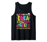 I Have No Idea What These are - 80s Themed Party Costume Tank Top