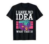 I Have No Idea What This is 70s 80s Retro Camera T-Shirt