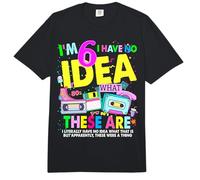 I Have No Idea What This is 80s Outfit Idea for Kids I'm 6 Comfort Colors Adult Heavyweight T-Shirt