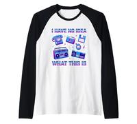 I Have No Idea What This is 90s Kids Outfits for Women Men Raglan Baseball Tee