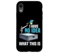 I Have No Idea What This Is Classic Retro Overhead Projector Case for iPhone XR
