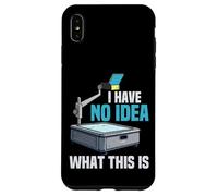 I Have No Idea What This Is Classic Retro Overhead Projector Case for iPhone XS Max