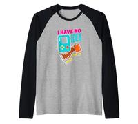 I Have No Idea What This is Funny Retro 80s 90s Sarcastic Raglan Baseball Tee