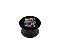 I Have No Idea What This Is Retro Camera Cassette Boombox PopSockets Adhesive PopGrip