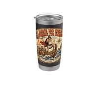 I Have No Idea Where I'm Going Funny Greek Mythology Sailor Stainless Steel Insulated Tumbler