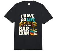 I Have No Life Studying for the Bar Exam Comfort Colors Adult Heavyweight T-Shirt