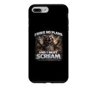 I Have No Plans and I Must Scream Funny Raccoon Gift Case for iPhone 7 Plus/8 Plus