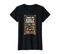 I Have No Shelf Control Cozy Bookstore Fiction Reader Value Graphic T-Shirt, Women, Black, L