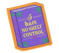 Pawprint Family | I Have No Shelf Control Sew on Patch | World Book Day Official Merchandise