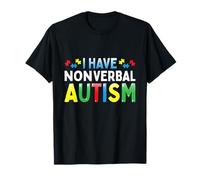 I Have Nonverbal Autism Awareness Safety Communication T-Shirt