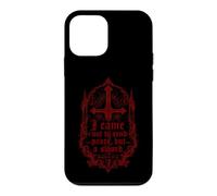 I have not come to bring peace, but a sword - Bible Quote Case for iPhone 12 mini
