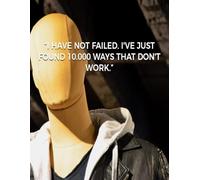 I HAVE NOT FAILED, I'VEJUST FOUND 10.000 WAYS THAT DON'T WORK: Daily To Do List, notebook planner, Daily Journal, Daily Reflection