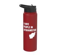 I Have People in Afghanistan Stainless Steel Insulated Water Bottle