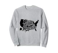 I Have People In America Country Silhouette Sweatshirt