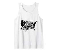 I Have People in America Country Silhouette Tank Top