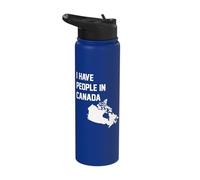 I Have People in Canada Stainless Steel Insulated Water Bottle