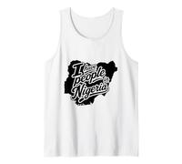 I Have People in Nigeria Country Silhouette Tank Top