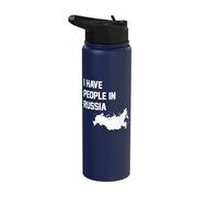 I Have People in Russia Stainless Steel Insulated Water Bottle