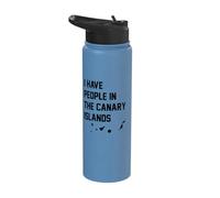 I Have People in the Canary Islands Stainless Steel Insulated Water Bottle