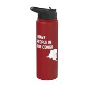 I Have People in the Congo Stainless Steel Insulated Water Bottle