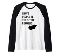 I Have People in the Czech Republic Raglan Baseball Tee