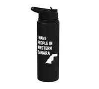 I Have People in Western Sahara Stainless Steel Insulated Water Bottle