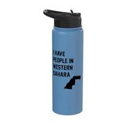 I Have People in Western Sahara Stainless Steel Insulated Water Bottle